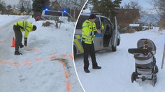 Auto dostalo smyk a vrazilo do kočárku! Dítě skončilo na silnici