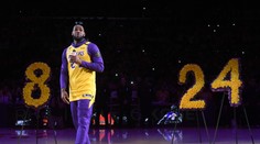 Lakers se dojemně loučili s Bryantem, Satyho 15 bodů nestačilo na Brooklyn