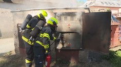 Hasiči na Pardubicku zasahovali během jedné hodiny u tří požárů