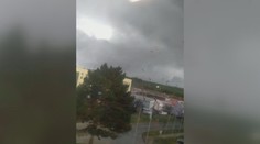 Z nebe padaly autodíly. Průmyslový areál u Zlína zasáhlo tornádo