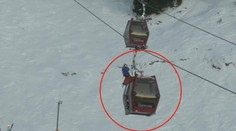 Skoro prošvihli Vánoce! Stovka lyžařů uvízla na lanovce! VIDEO