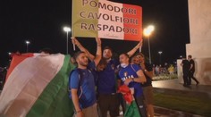 Takhle vypadaly oslavy na stadionu v Římě, Turci slavili i přes prohru