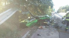 Slovenský podnikatel zemřel při nehodě. Z jeho lamborghini zbyly jen trosky