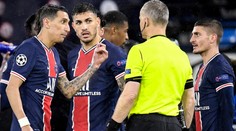 Rozhodčí čelí obvinění, že sprostě urážel hráče PSG v Lize mistrů