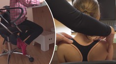 Takhle vypadají rizikové polohy u počítače! Děti při nich trpí bolestmi
