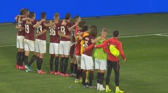 Lístky pro Baník, "bílá" děkovačka. Sparta vyhrává, ale jednotná není