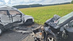 Hromadná nehoda na Hodonínsku. Jeden mrtvý, tři lidé skončili v nemocnici