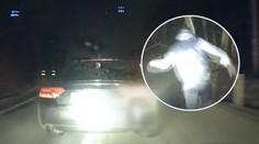 Cizinec problikával hlídku, policii se snažil vytlačit ze silnice! VIDEO