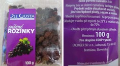 Inspekce odhalila toxické rozinky! Mohou škodit ledvinám a střevům