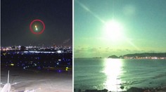 VIDEO: Zelená ohnivá koule ozářila nebe nad Japonskem