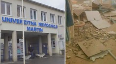 Drama v nemocnici. V pokoji, kde spaly matky s miminky, se zřítila omítka