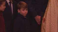 Malý princ Louis na Štědrý den všechny dojal. Nechyběli ani George s Charlotte