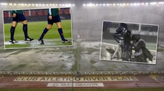 Bitvu Argentiny s Brazílií zničil šílený déšť! Z hřiště se stal bazén