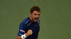 Švýcarský tenista Wawrinka slaví, na party pozval imaginární kámoše