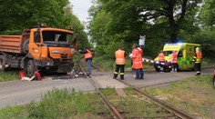Vlak srazil na Třebíčsku ženu! Na trati byl okamžitě zastaven provoz