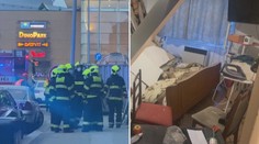 V bytovém domě v Praze se zřítila zeď. Hasiči evakuovali přes 20 lidí