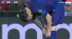 Záhada Messiho podkolenky: Co z ní vylovil a snědl při zápase?