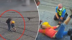 Muž v Praze se válel uprostřed křižovatky, byl namol opilý a agresivní