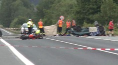 Tragická nehoda na Plzeňsku: Zahynula řidička a motorkář