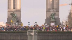 Tisíce lidí v Bruselu demonstrovaly proti covidovým certifikátům