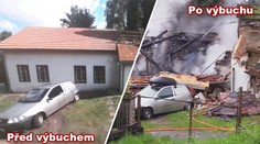 Z domu po výbuchu zbyly jen trosky! Majiteli se podařilo utéct