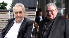 Exprezident Zeman a Dominik Duka jsou v nemocnici. Kardinálův stav je vážný