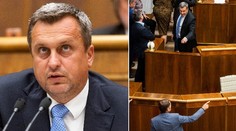 "Jsi lhář a h*jzl!" Slovenští poslanci se do sebe pustili v přímém přenosu