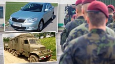Obrana se zbavuje aut a techniky, pořiďte levně i vojenské speciály