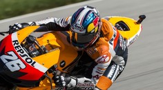 Abraham pojede v San Marinu ze čtvrté řady. Pole position má Pedrosa