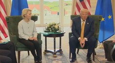 Setkání Trumpa s von der Leyenovou plné očekávání. Dvojice se domluvila