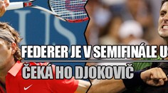 Federer je už v semifinále a čeká ho Djokovič