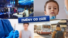 Změny v opatřeních, nové jízdní řády. Co bude od září jinak? PŘEHLED