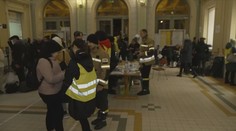 Uprchlíci mají za sebou krušnou noc. Cestu jim zkomplikovaly mrazivé teploty