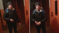 Drzý zloděj se chtěl v Praze vloupat do bytu. Majitel ho natočil na telefon