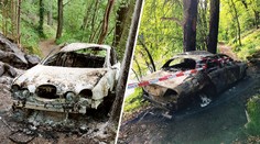 Ukradené luxusní auto zapálil. Za peníze v něm si koupil na benzínce svačinu, říká policie