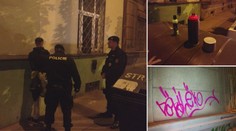 Policie chytla sprejera při malování! Hrozí mu vězení!