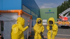 Při výrobě dezinfekce vznikl oranžový mrak! Na místo vyjela speciální jednotka