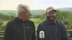 Rodinné duo Gudasů vyrazilo na golf, nechybělo vzájemné špičkování