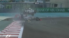 VIDEO: Šílený karambol v F1! Rosberg přeletěl Karthikeyana