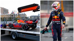 Drama na formuli 1: Verstappen před cílem havaroval, Hamilton vyjel mimo