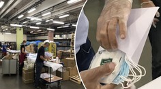 Pošta rozesílá roušky bez původních obalů, mohou být znehodnocené
