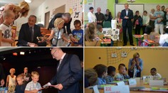 Zeman dostal žákovskou knížku, Bělobrádek se vrátil na místo činu