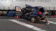 VIDEO: Řidič kamionu natočil vážnou nehodu. Budím se hrůzou, svěřil se
