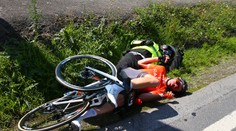 Hrozivý střet v Portugalsku! Cyklista v plné rychlosti srazil pořadatelku