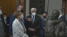 Návštěva německého prezidenta skončila. Do Berlína se vrátil vlakem