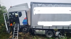 U Protivína se srazilo osobní auto s kamionem. Jeden z řidičů zemřel