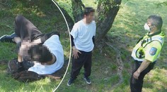 Muž se ukájel ve veřejném parku, strážníci ho chytili "v nejlepším"