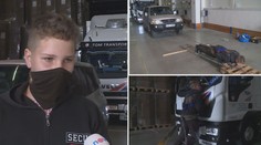 Jedenáctiletý chlapec z Opavska překonává světové rekordy. Utáhl kamion i s džípem