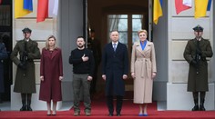 Ukrajinský prezident Zelenskyj dorazil do Polska na jednání s Dudou
