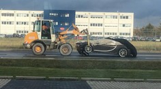 První nehoda Bugatti Chiron - může za ni testovací jezdec